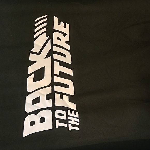 Back To The Future Graphic T Shirt Glow in the Dark Black Unisex Size 2XL - Picture 3 of 13